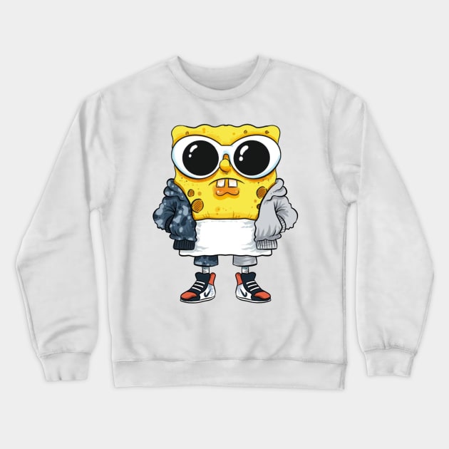 spongebob Crewneck Sweatshirt by Ninja banana